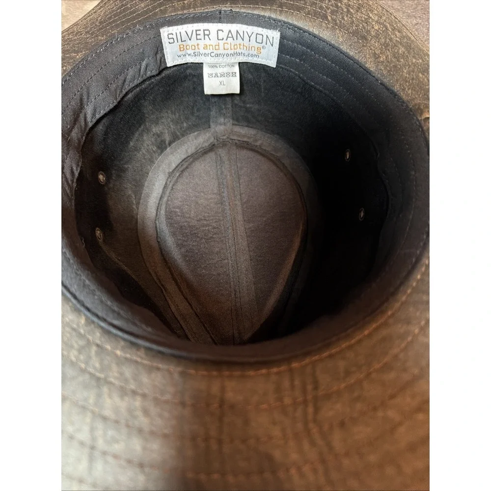 Men's Hat Silver Canyon Cotton XL Size